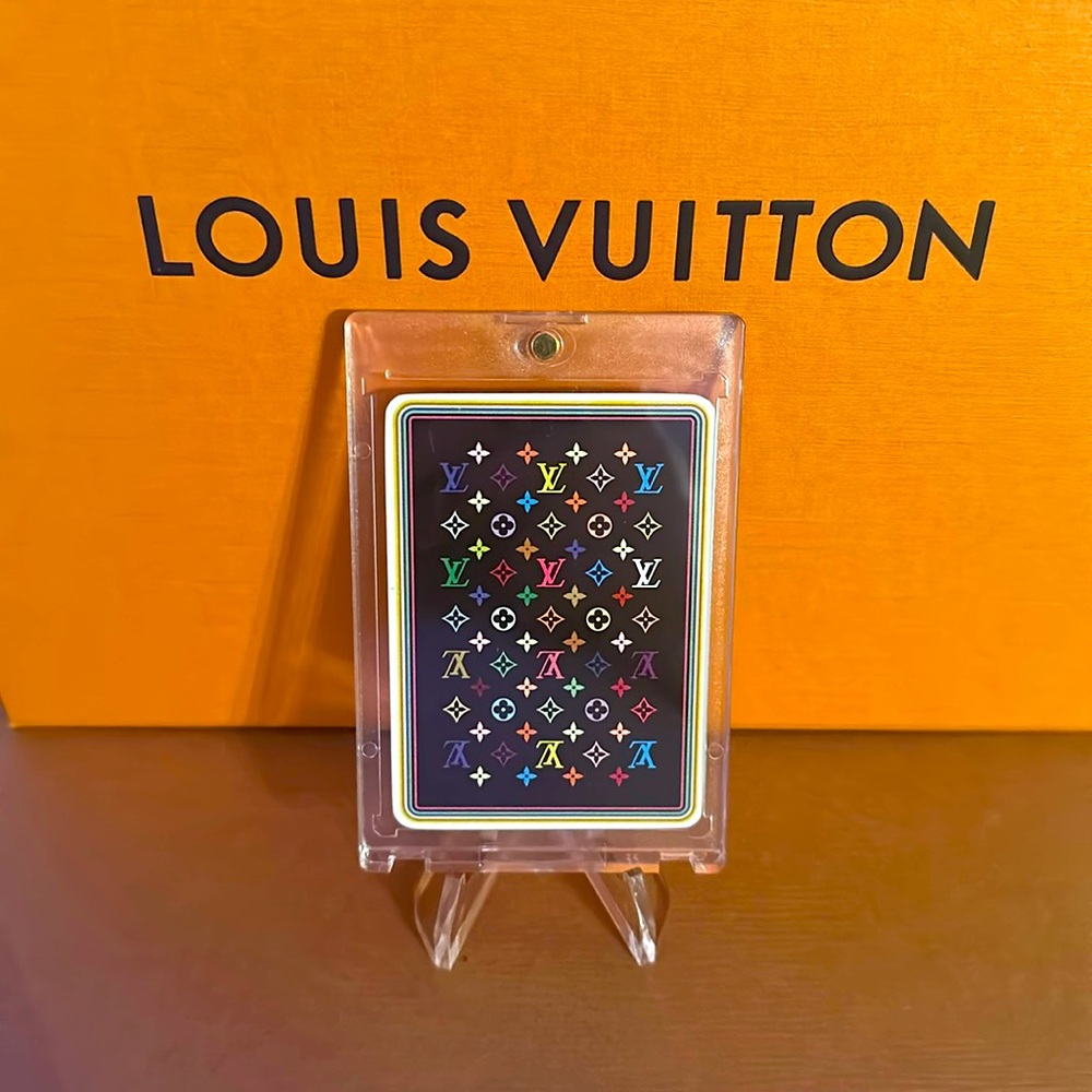 Louis Vuitton Murakami Playing Card ACE of SPADES ♠️ with digital copy of COA